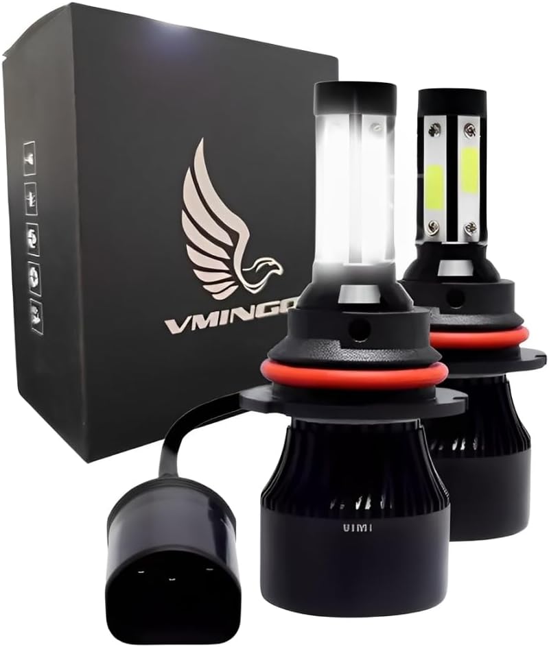 Kit Faros Delanteros Led 4 Lados Auto Moto 9007 H4 H13 9004