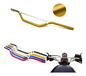 Manubrio Metalico Moto Universal Deportivo Aluminio 1 Pz