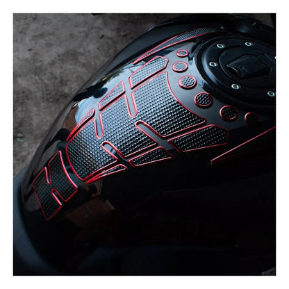 Sticker Tanque Fishbone Gasolina Calcomanía Moto Protector