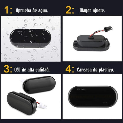 Led Secuencial Cuarto Direccional Lateral Vw Jetta Golf Polo